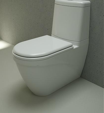 BOCCHI Parlak Beyaz Rezervuarlı Klozetler