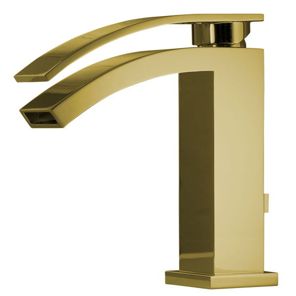 PORCELANOSA - NOKEN Altın Tek Gövde Lavabo Bataryaları