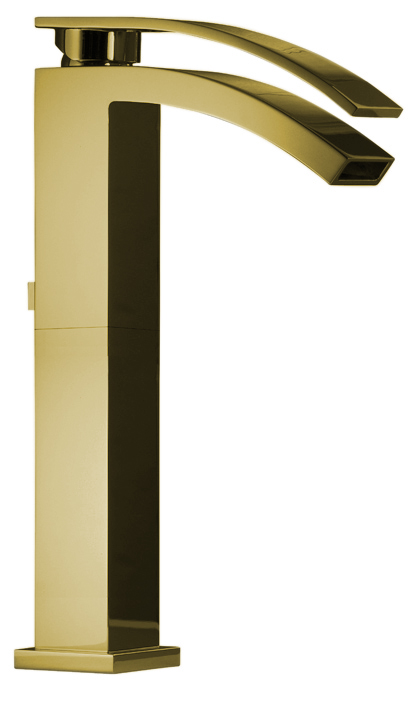 PORCELANOSA - NOKEN Altın Uzun Boyun Lavabo Bataryaları