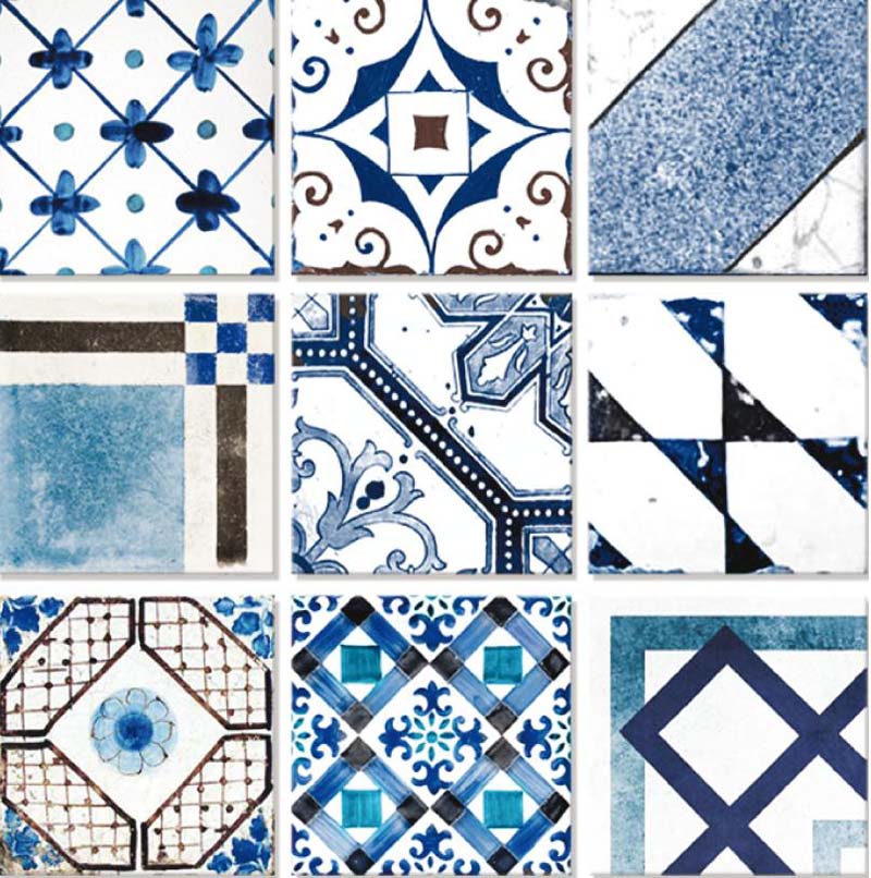 UNICA Blue Mix Mozaik Dekorlar ve Çiniler
